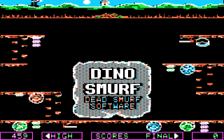 Dino Smurf Title Screen